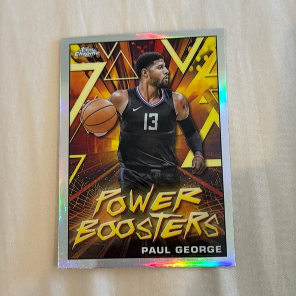 🔥 2024 Paul George Topps Chrome Hologram. Card are mint condition - Picture 1 of 2